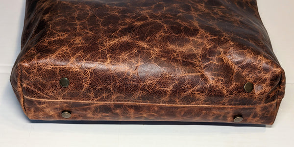 Two "Cibolo" Tote Bags in Antique Grizzly from our American Bison Collection - Your Choice!