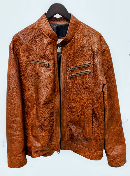 # 121 Big Bend Biker Jacket in American Bison for Men