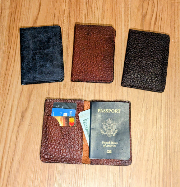 # 3750 Telluride Travel Wallet - American Bison "Lonesome Dove Blue"