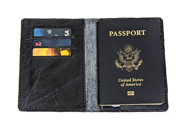 # 3750 Telluride Travel Wallet - American Bison "Lonesome Dove Blue"