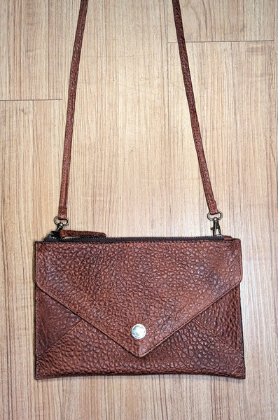 # 3766 "Envelope" Clutch/Crossbody in American Bison