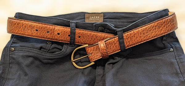 # 125 Yellowstone American Bison Belts with Solid Brass Buckles (Detachable) 1.5" Width